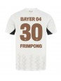 Billige Bayer Leverkusen Jeremie Frimpong #30 Bortedrakt 2024-25 Kortermet